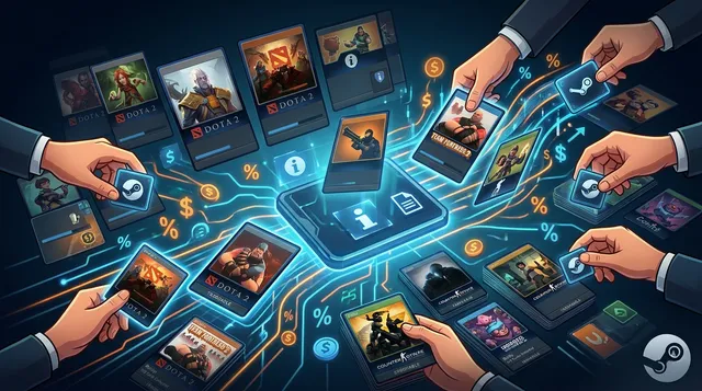 steam trading cards